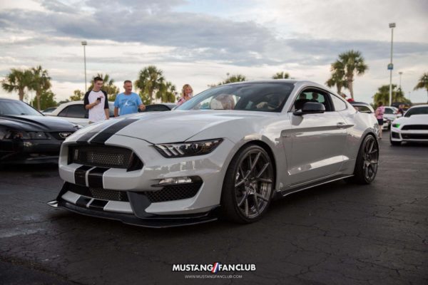 mustang week hard rock cafe car show meet mw16 mustangfanclub mustang fan club 2016 16 shelby gt350 avalanche gray