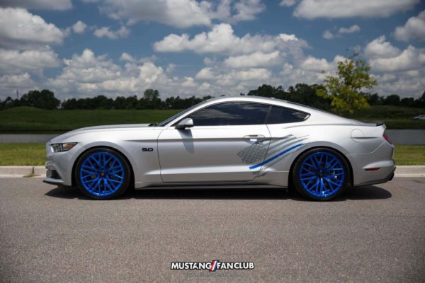 mustang week 2016 mw16 mustangfanclub mustang fan club meet and greet ingot silver s550 blue wheels rims