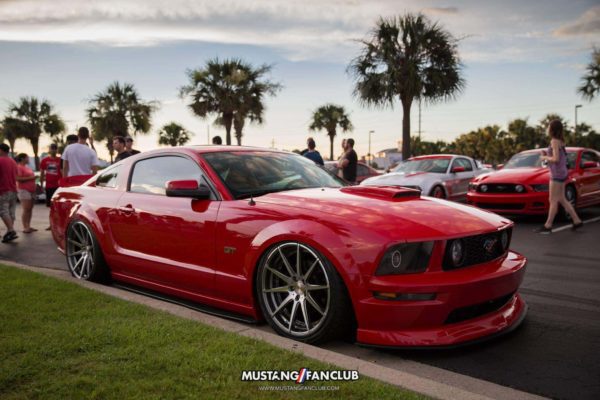 mustang week 16 2016 hard rock cafe car show meet mw16 mustangfanclub mustang fan club airlift suspension air lowered bags