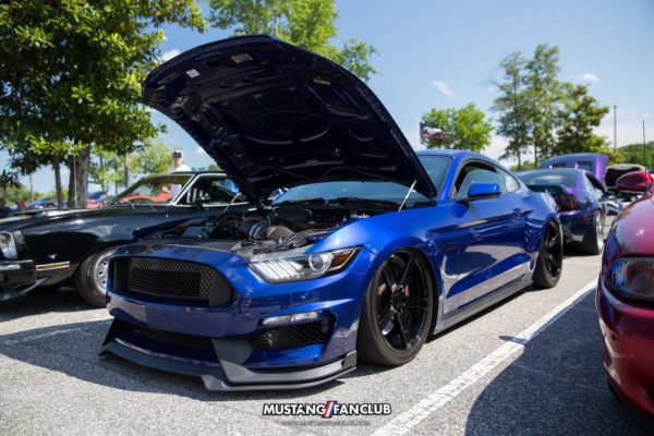 mustang week 2016 mw16 mustangfanclub mustang fan club meet and greet airlift suspension s550 deep impact blue
