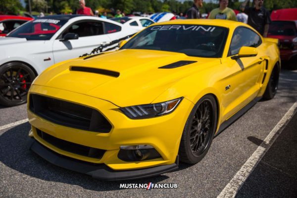 mustang week 2016 mw16 mustangfanclub mustang fan club meet and greet cervini stalker hood triple yellow s550