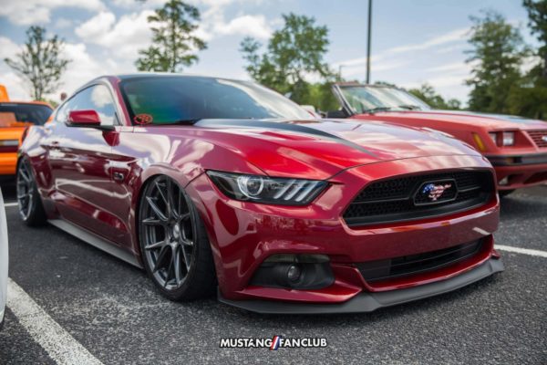 mustang week 2016 mw16 mustangfanclub mustang fan club meet and greet vossen vfs6 glass graphite s550 ruby red metallic