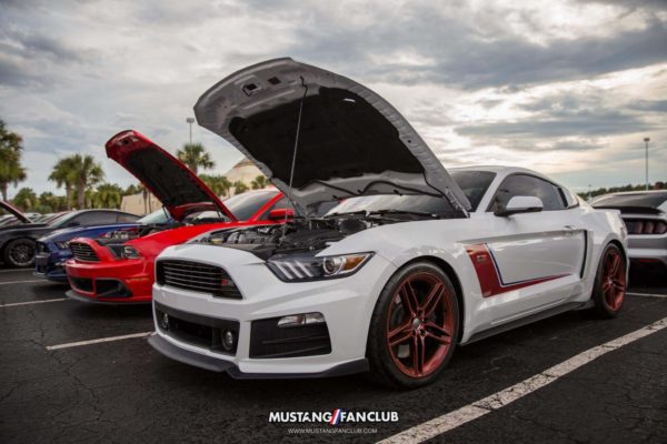 mustang week 16 2016 hard rock cafe car show meet mw16 mustangfanclub mustang fan club roush performance stage 3