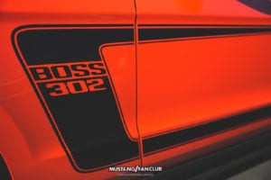2012 12 competition orange boss 302 compoh comp oh georgia regional mustang club ga stripe decal side
