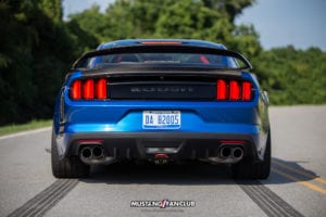 anderson composites carbon fiber gt350r spoiler trunk roush performance mustang fan club gold rush rally mustangfanclub