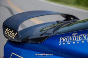 anderson composites carbon fiber gt350r spoiler trunk roush performance mustang fan club gold rush rally mustangfanclub