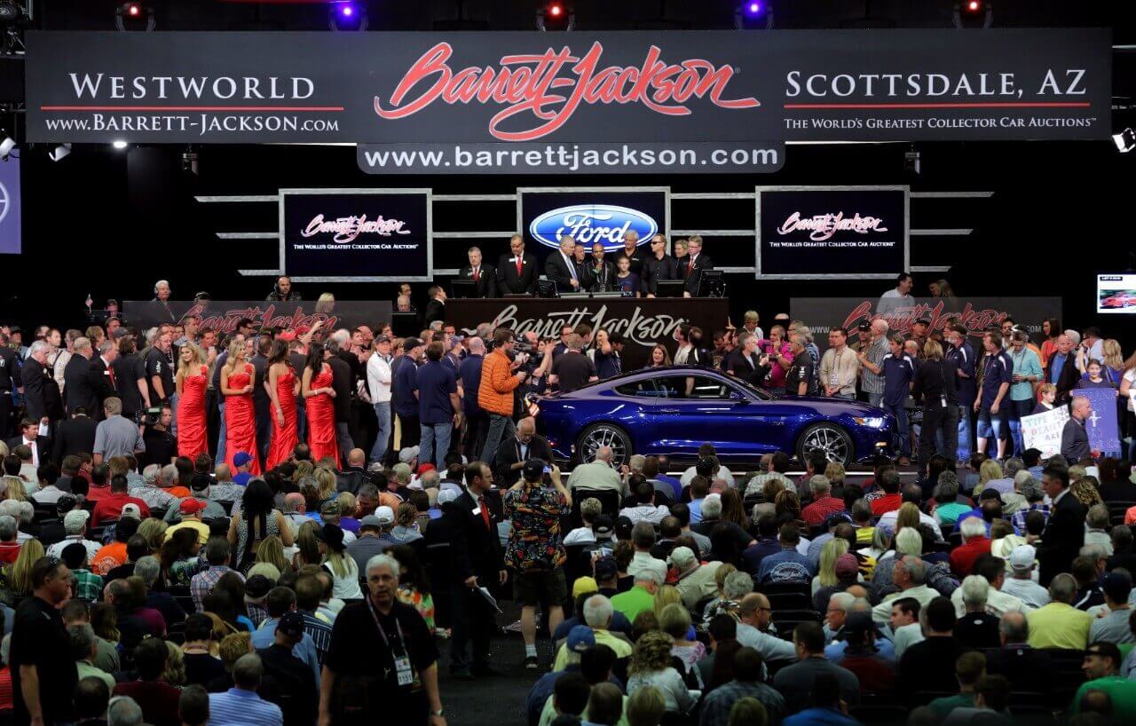 barrett jackson mustang