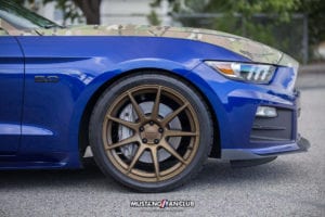 velgen wheels deep impact blue s550 mustang fan club roush performance front fascia camo wrap upr products steve gelles mustang week 2016 16'
