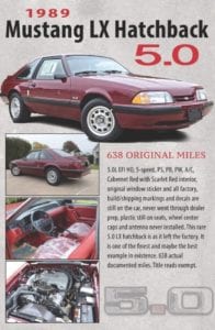 dennis collins mustang mustangs barrett-jackson barrett jackson mustang fan club mustangfanclub world record auction foxbody sn95 low mileage