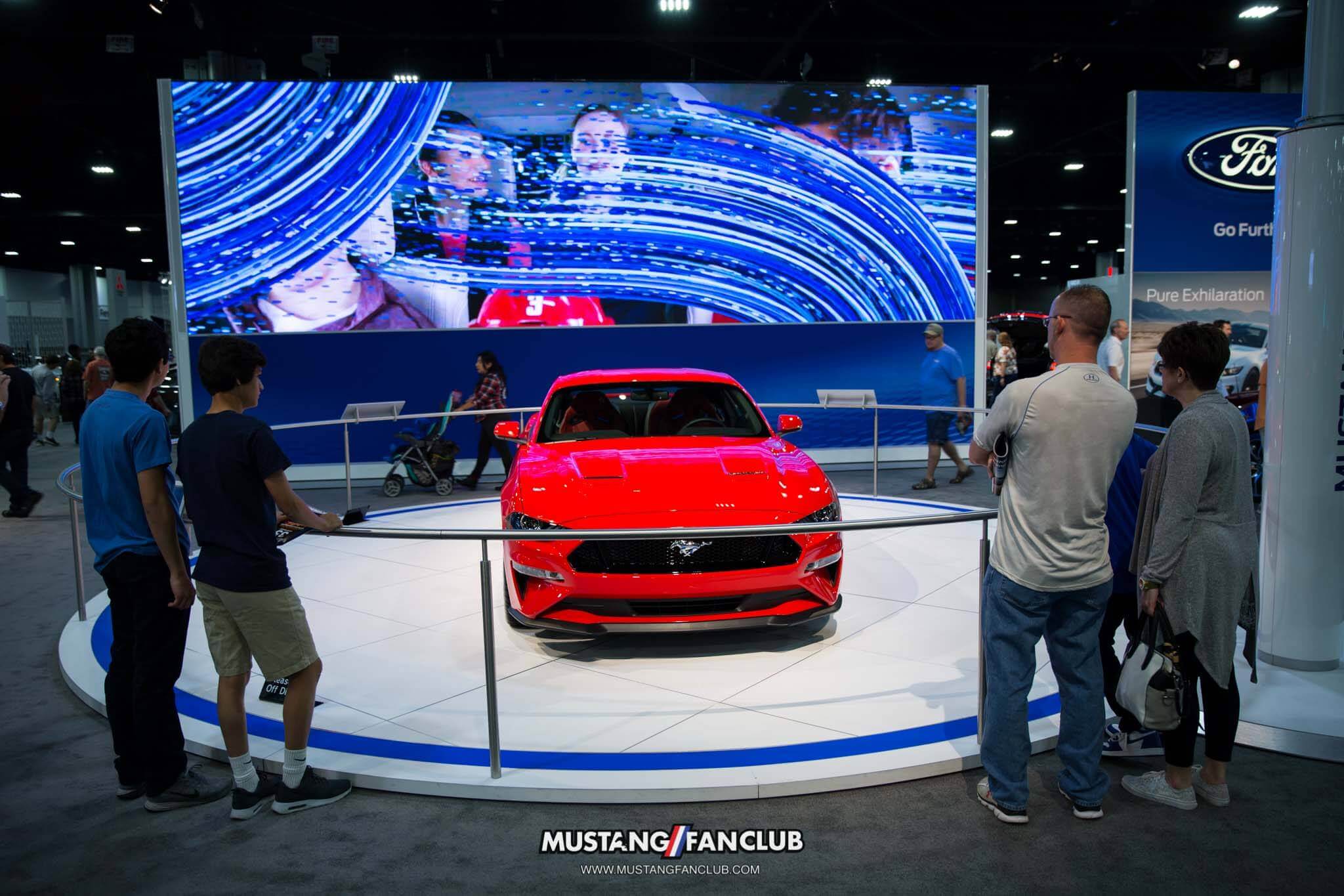 2018 18' 18 Mustang S550 mustangfanclub fan club atlanta international auto show 17 2017 AIAS17 AIAS2017 new race red gt500 mach 1 bullit gt performance package