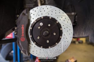 baer eradispeed eradispeed+ brakes mustangfanclub mustang fan club vossen vfs6 gloss graphite unsprung weight rotors rotor