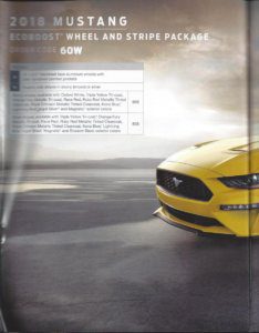 '18 18 2018 Mustang order guide companion new release mustangfanclub fan club unreleased news ford