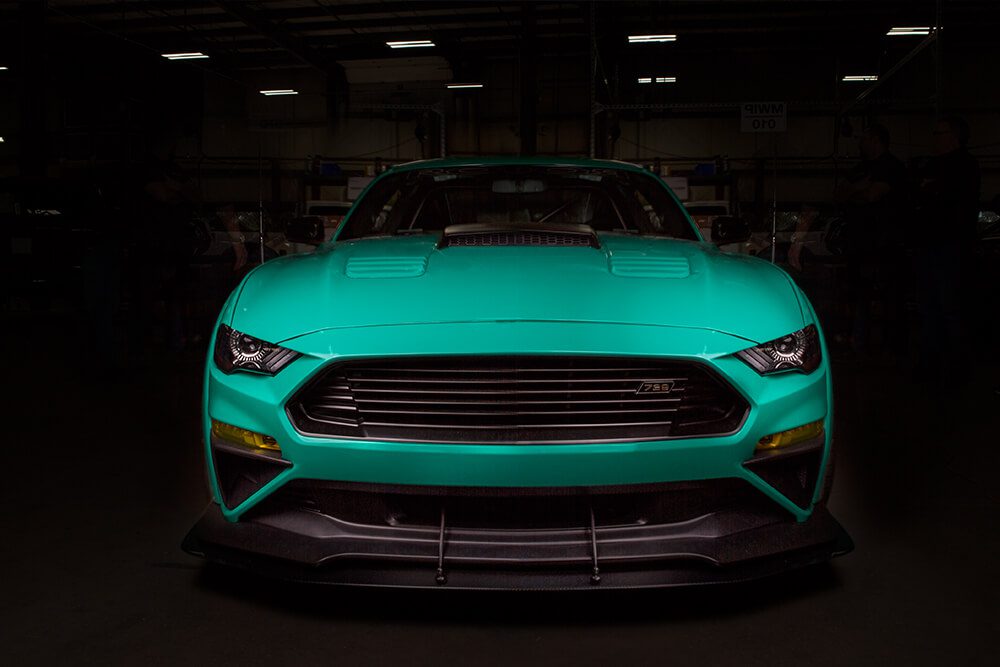 grabber green widebody roush performance 729