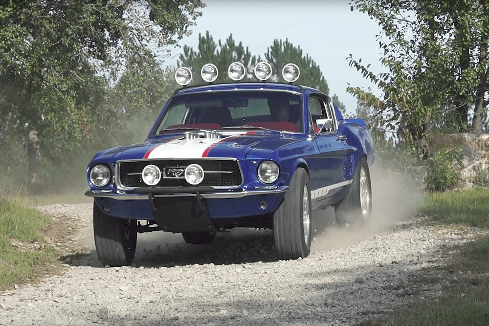 rowdy 67 mustang fastback
