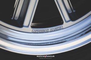 1968 68 mustang coupe american racing wheels