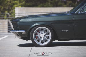 1968 68 mustang coupe american racing wheels