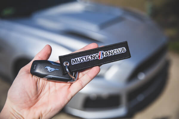 Mustang Fan Club Key Tag