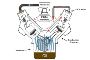 Ford Mustang PCV system