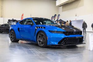 Bright Atlanta Blue Mustang GTD