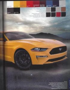 '18 18 2018 Mustang order guide companion new release mustangfanclub fan club unreleased news ford
